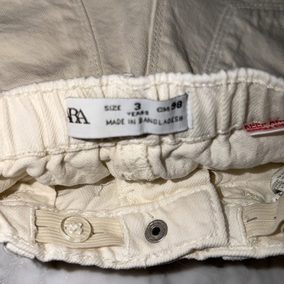 Zara Stylish Denim and Striped Shorts 3Y Bundle of 2 - Picture 9 of 9